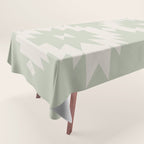 Southwestern Minimalism - Neutral Sage Green Tablecloth Gallery Image 1