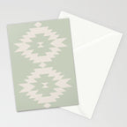 Southwestern Minimalism - Neutral Sage Green Stationery Card Gallery Image 2