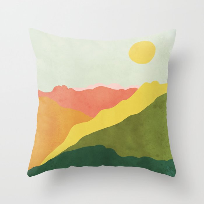 Landscape No1 Throw Pillow Gallery Image 6