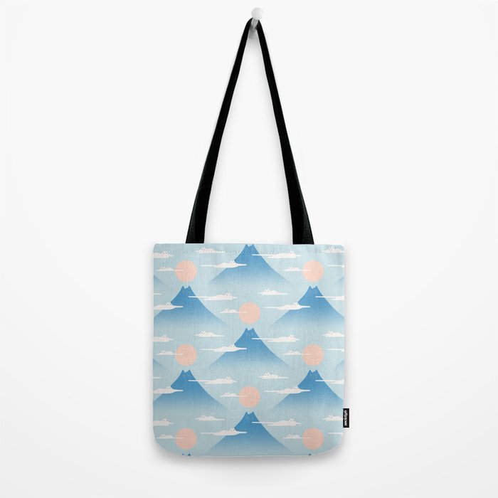 Cat Mountain Cloud pattern 1 Tote Bag Gallery Image 2