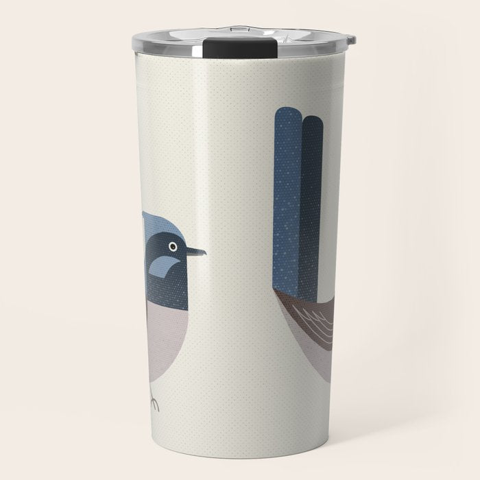 Whimsy Superb Fairywren Travel Mug Gallery Image 1