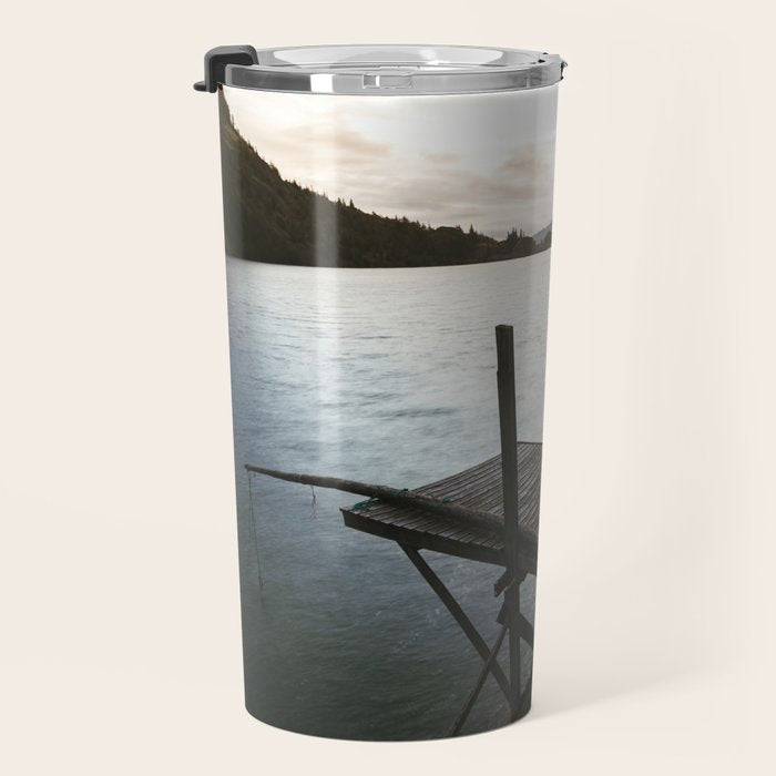 Salmon Sunrise Travel Mug Gallery Image 3