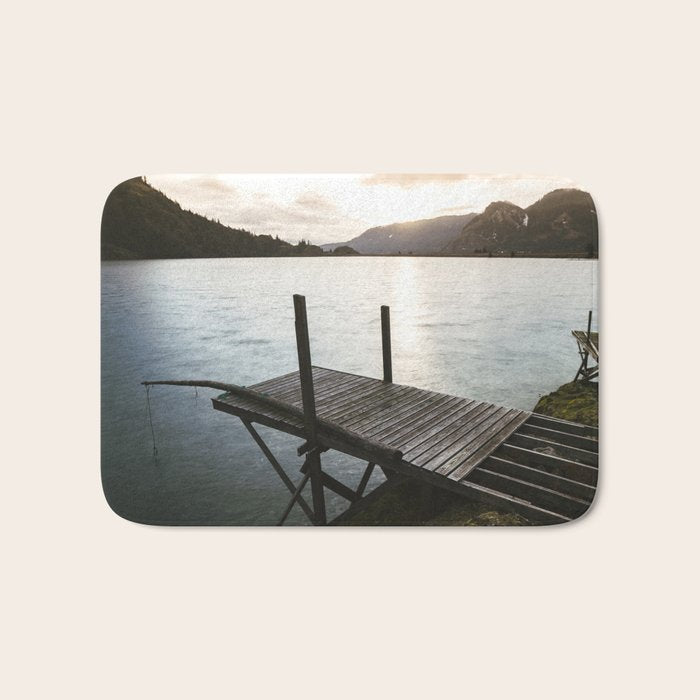 Salmon Sunrise Bath Mat Gallery Image 1