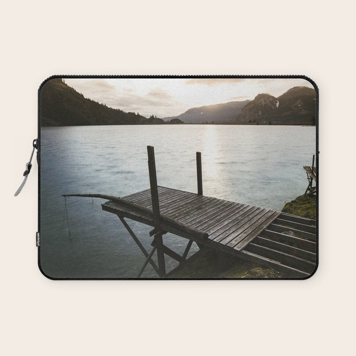 Salmon Sunrise Laptop Sleeve Gallery Image 1