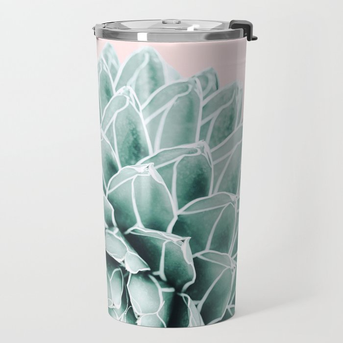 Succulent splendour - blush Travel Mug Gallery Image 2