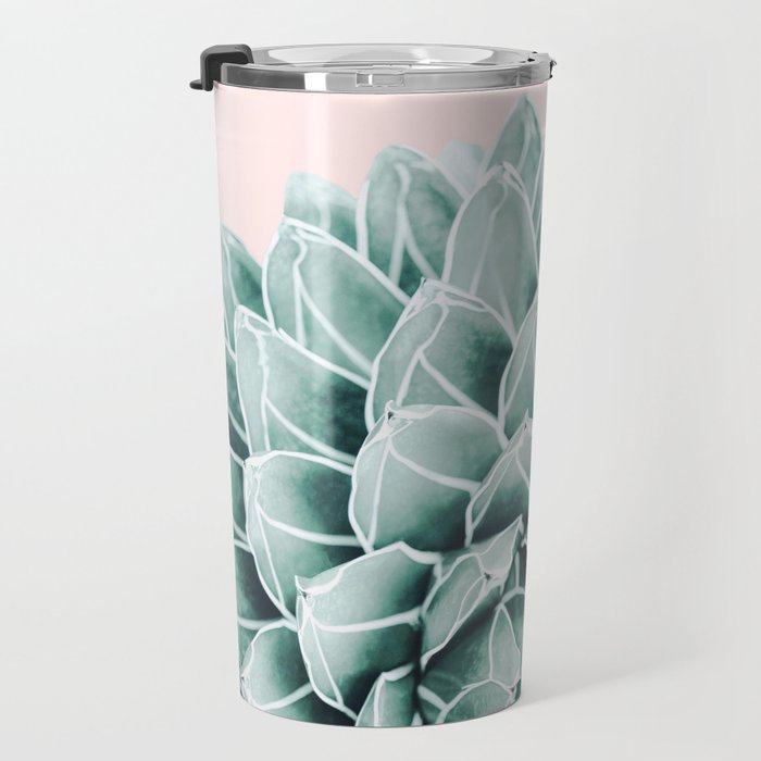 Succulent splendour - blush Travel Mug Gallery Image 3