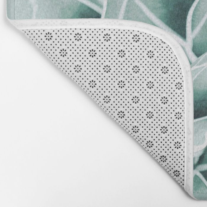 Succulent splendour - blush Bath Mat Gallery Image 2