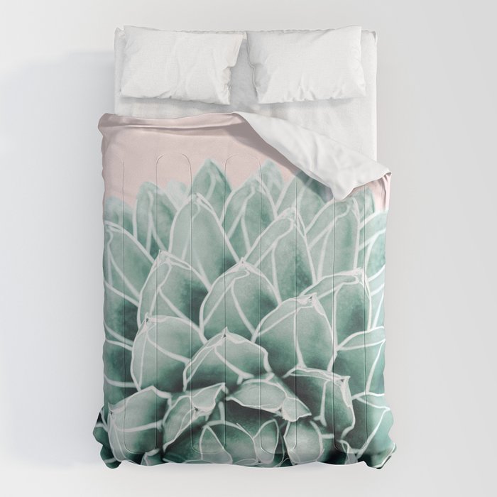 Succulent splendour - blush Comforter Gallery Image 6