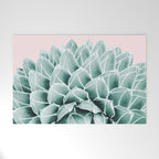 Succulent splendour - blush Welcome Mat Gallery Image 1