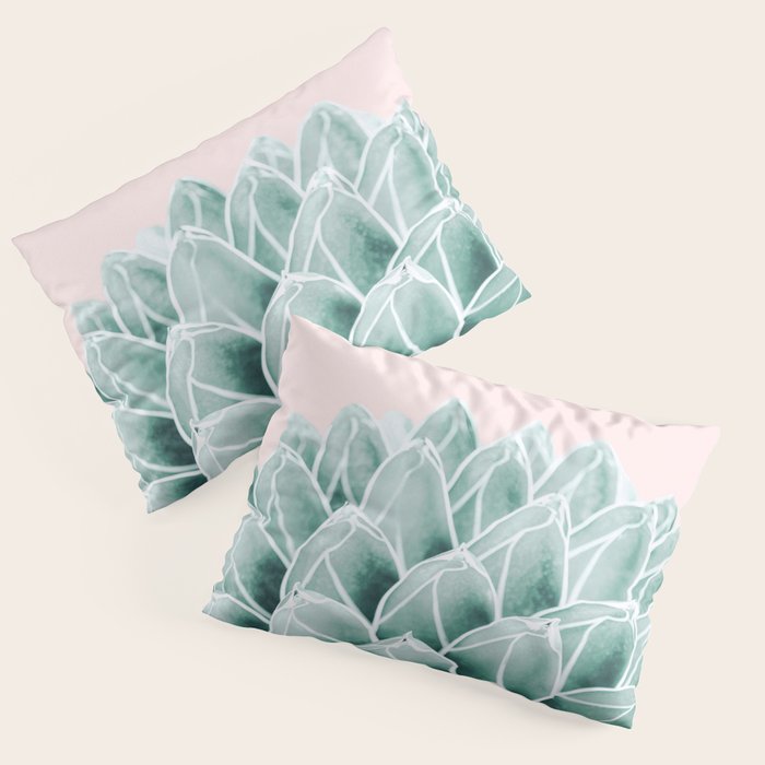 Succulent splendour - blush Pillow Sham Gallery Image 3
