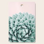 Succulent splendour - blush Cutting Board Gallery Image 1