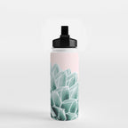 Succulent splendour - blush Water Bottle Gallery Image 2