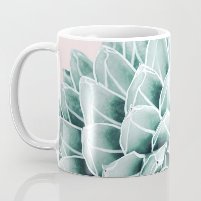 Succulent splendour - blush Coffee Mug Gallery Image 3