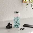Succulent splendour - blush Water Bottle Gallery Image 4