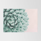 Succulent splendour - blush Rug Gallery Image 2