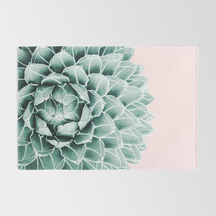 Succulent splendour - blush Rug Gallery Image 2