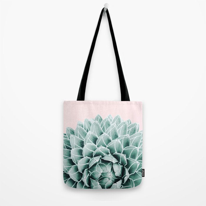 Succulent splendour - blush Tote Bag Gallery Image 2