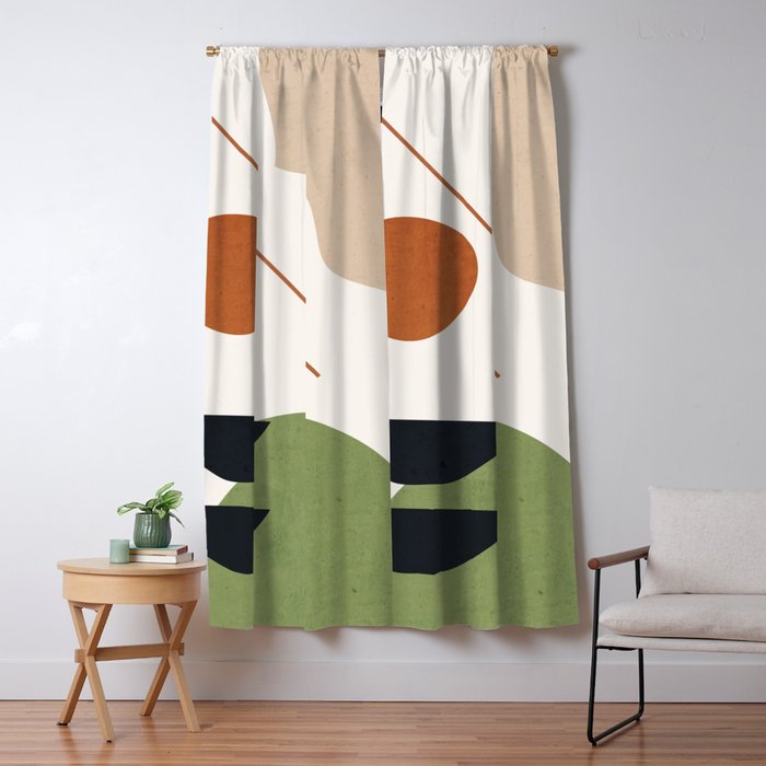 Abstract Art / Shapes 32 Window Curtain Gallery Image 5