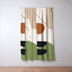 Abstract Art / Shapes 32 Window Curtain Gallery Image 3