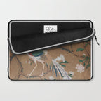 Antique French Chinoiserie in Tan & White Laptop Sleeve Gallery Image 2