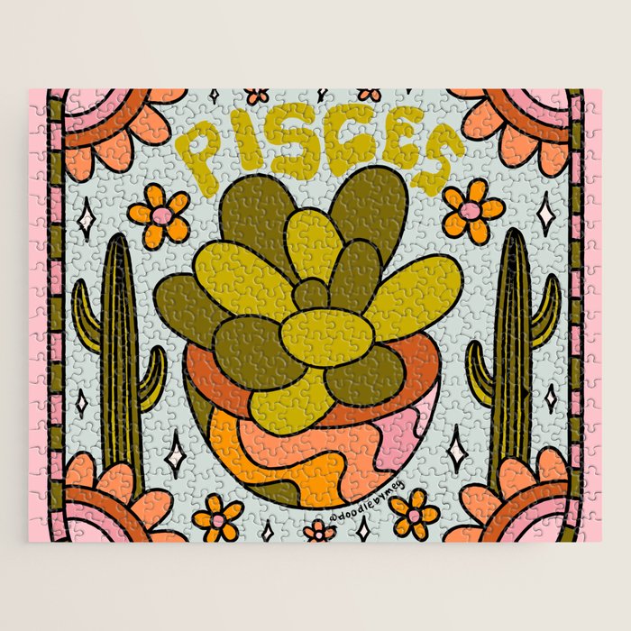 Pisces Cactus Jigsaw Puzzle Gallery Image 1