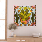 Pisces Cactus Wall Tapestry Gallery Image 2