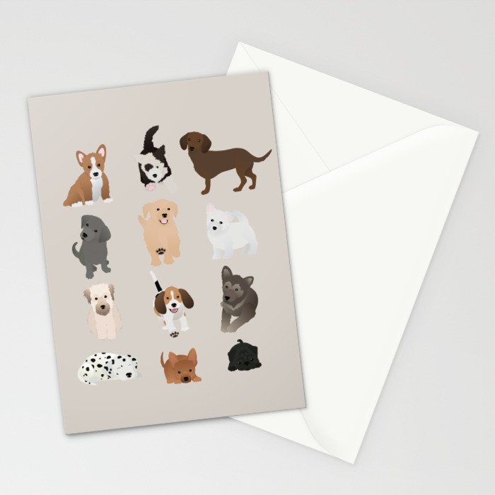dogs Stationery Card Gallery Image 2