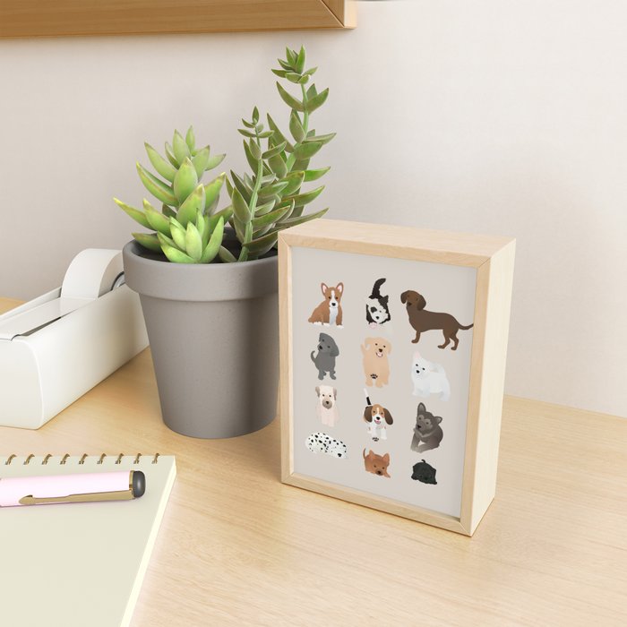 dogs Mini Art Print Gallery Image 2