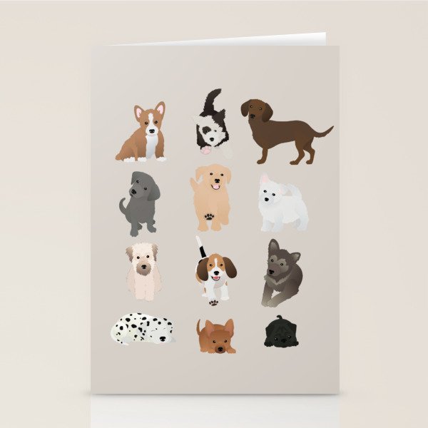 dogs Stationery Card Gallery Image 2