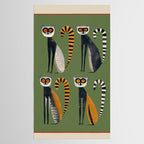 Striped Lemurs Tablecloth Gallery Image 2