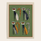 Striped Lemurs Poster Gallery Image 4