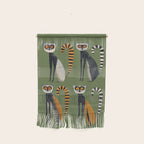 Striped Lemurs Wall Hanging Gallery Image 1