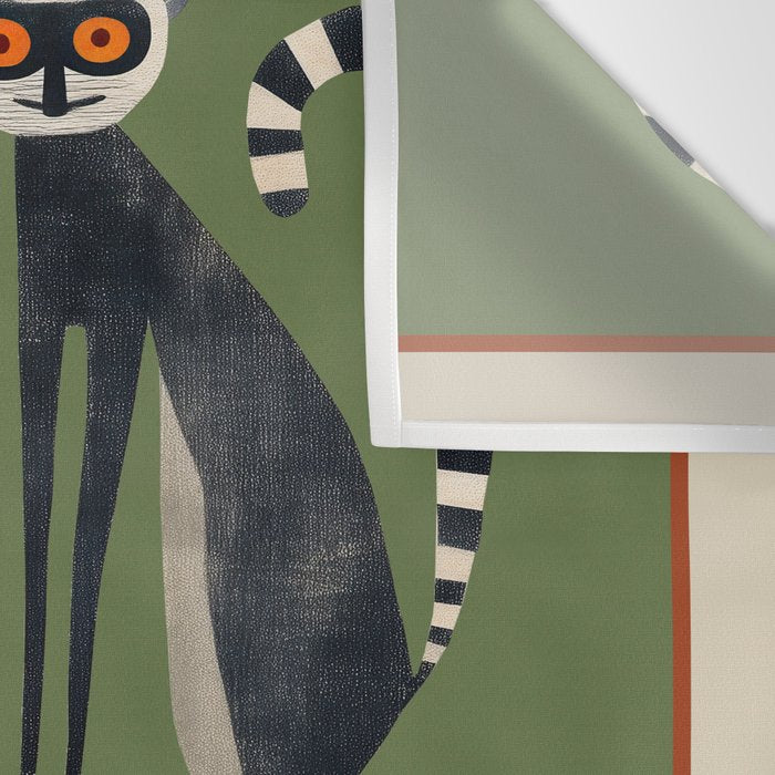 Striped Lemurs Wall Tapestry Gallery Image 3