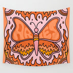 Aries Butterfly Wall Tapestry Gallery Image 4