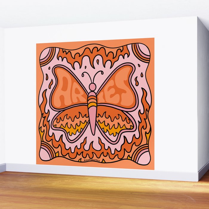 Aries Butterfly Wall Mural Gallery Image 2