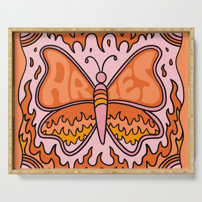 Aries Butterfly Serving Tray Gallery Image 1