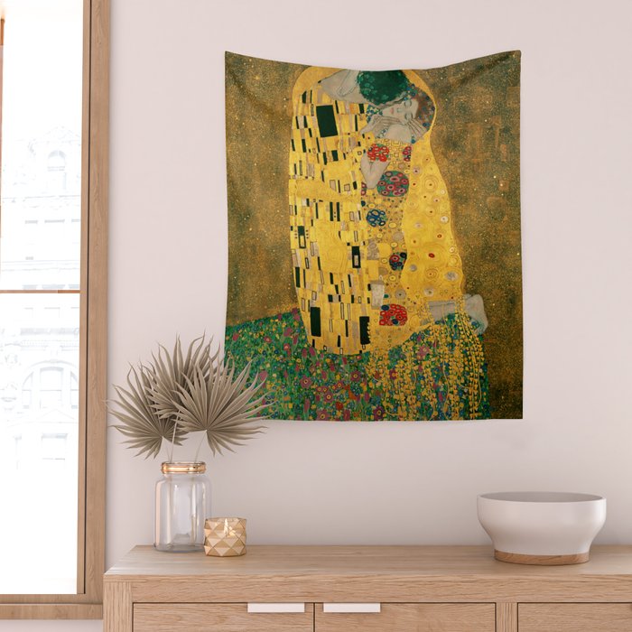 The Kiss Wall Tapestry Gallery Image 2