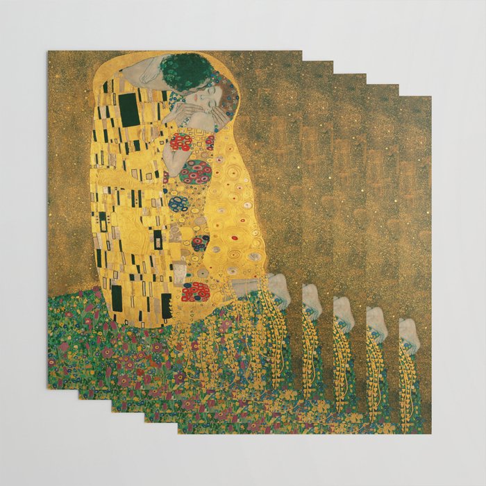 The Kiss Wrapping Paper Gallery Image 3