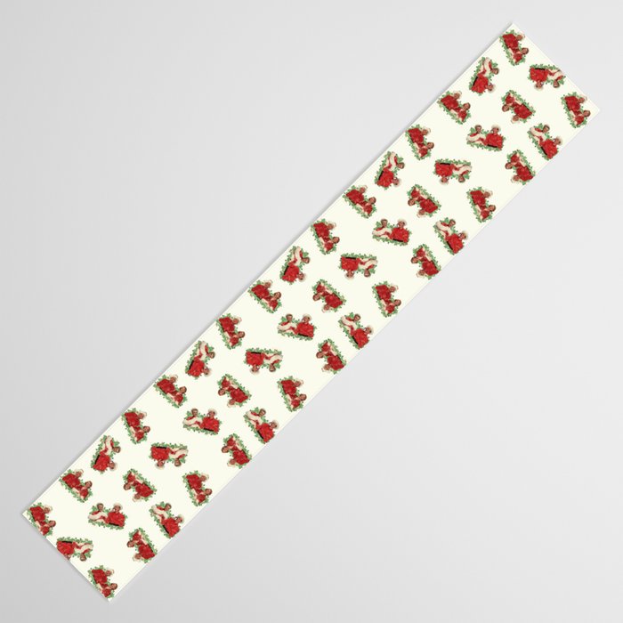 Quartet (White Christmas) Wrapping Paper Table Runner Gallery Image 3