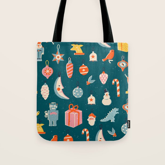 Christmas vintage toys Tote Bag Gallery Image 1