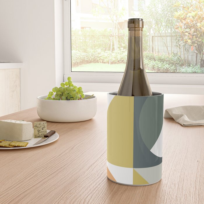 Mid Century Geometric 01 Wine Chiller Gallery Image 4