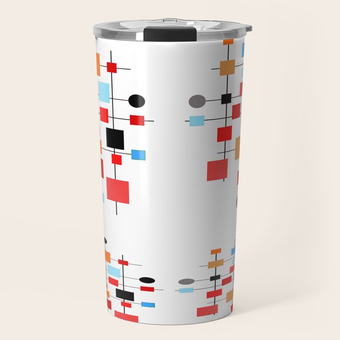 Mid-Century Modern Art 1.3.3 Travel Mug Gallery Image 1