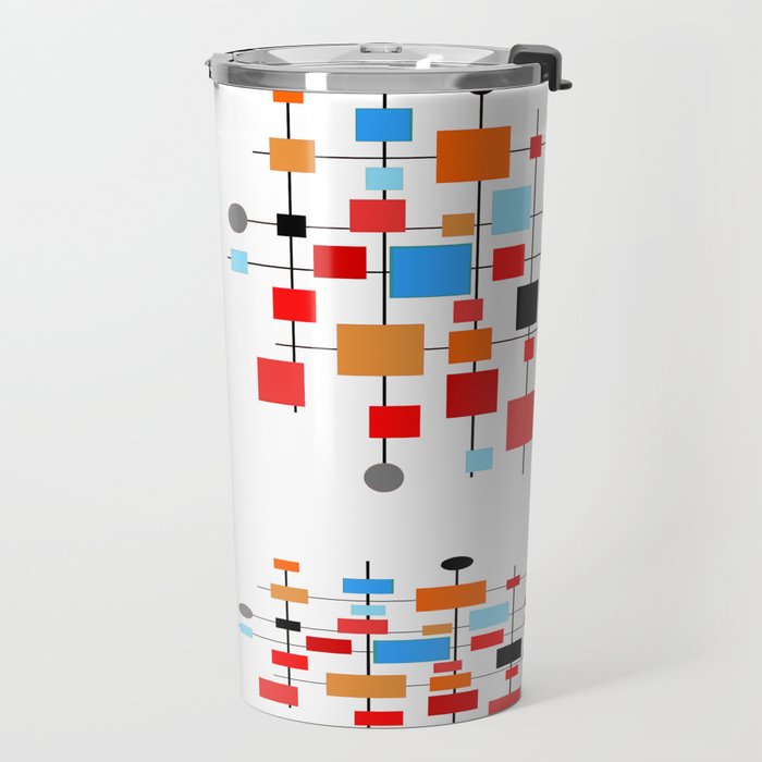 Mid-Century Modern Art 1.3.3 Travel Mug Gallery Image 2