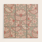 Sweet Florentia Pink Wood Wall Art Gallery Image 1