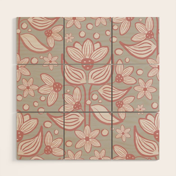 Sweet Florentia Pink Wood Wall Art Gallery Image 1
