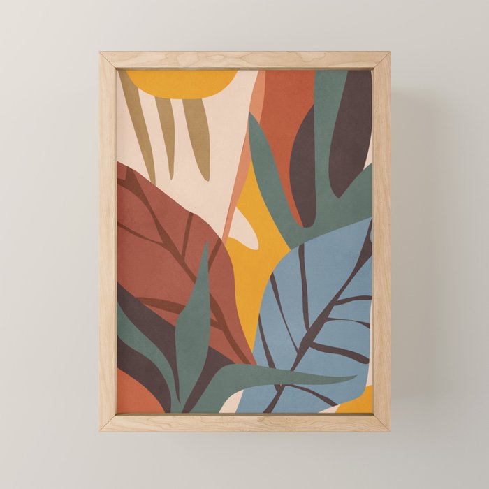 Abstract Art Jungle Mini Art Print Gallery Image 1