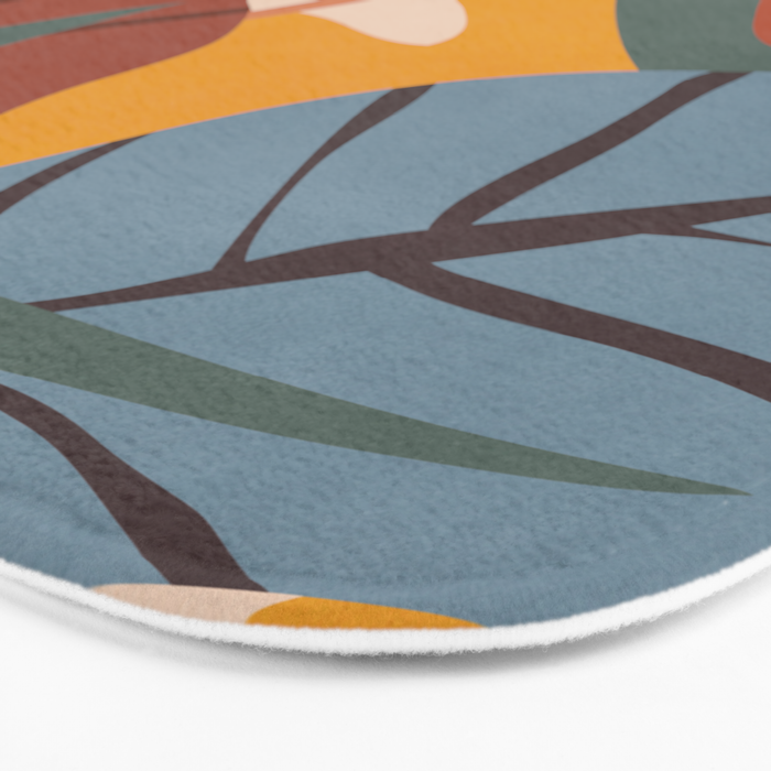 Abstract Art Jungle Bath Mat Gallery Image 3