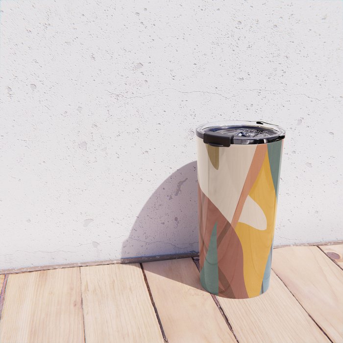 Abstract Art Jungle Travel Mug Gallery Image 4