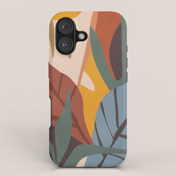 Abstract Art Jungle iPhone Case Gallery Image 1