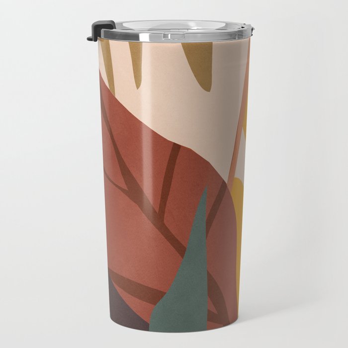 Abstract Art Jungle Travel Mug Gallery Image 3